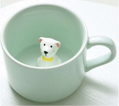 3D Coffee Tea Mugs Breakfast Cup Novelty Gifts 230ml