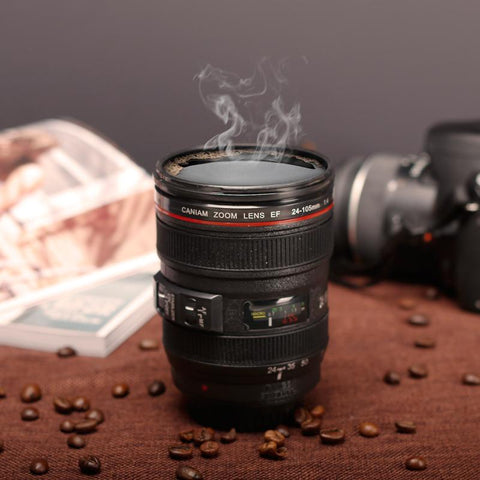Camera Lens Mug Funny Cool Coffee
