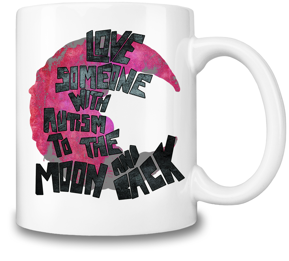 Love Someone With Autism Coffee Mug