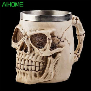 Alien Skeleton Resin Drinking Mug