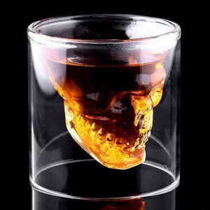 Creative Designer Skull Head Shot Glass mug