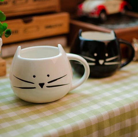 1Pcs Novelty Cute Cat Animal Milk Mug